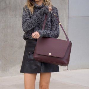 Dagne Dover Simone Satchel Oxblood - Business Bag